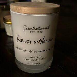Lemon Verbena Scentsational single wick candle